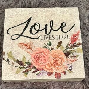 Love wall art framed